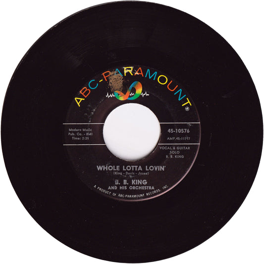 B. B. King - Whole Lotta Lovin' / The Hurt