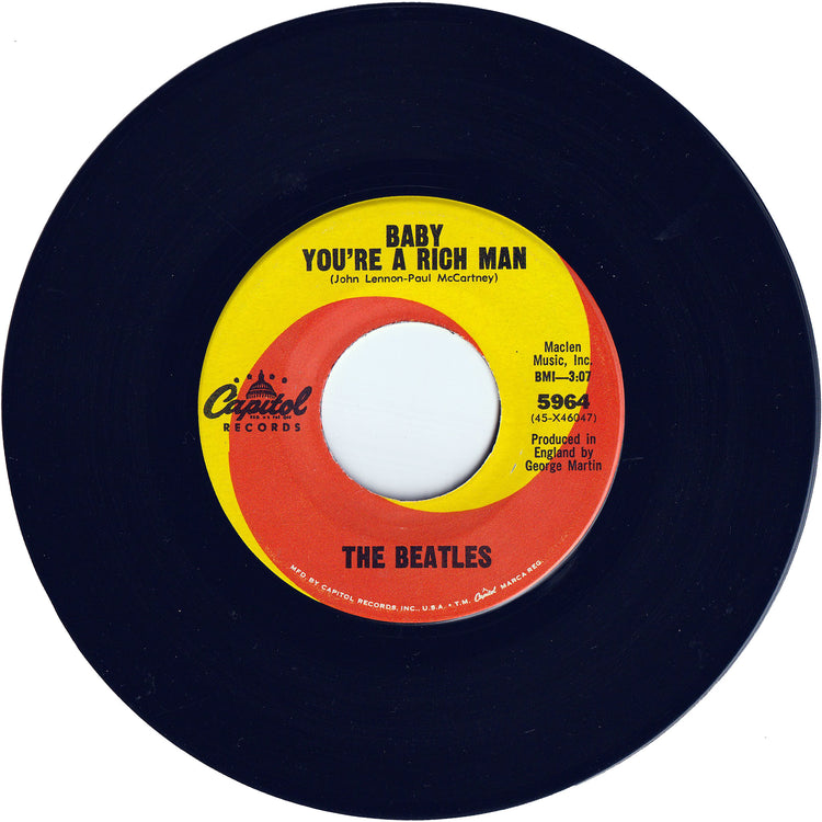 The Beatles - All You Need Is Love / Baby You're A Rich Man [Los Angeles Pressing, Picture Sleeve]