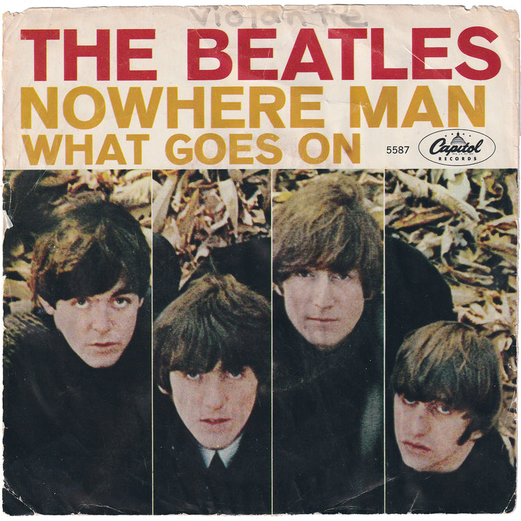 The Beatles - Nowhere Man / What Goes On [Scranton Pressing, Picture Sleeve]