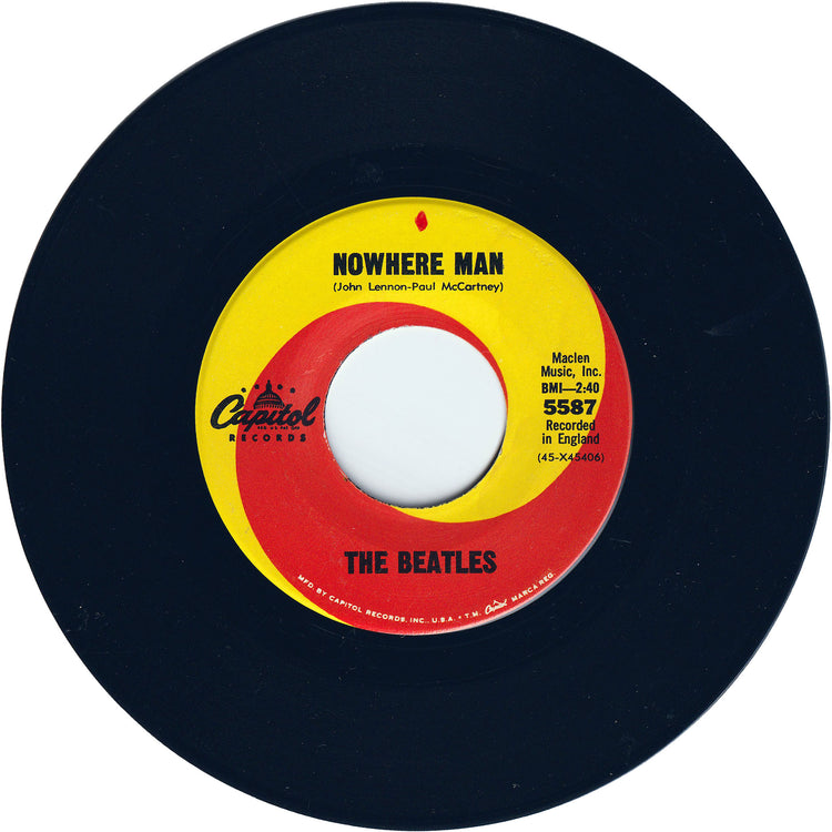 The Beatles - Nowhere Man / What Goes On [Scranton Pressing, Picture Sleeve]