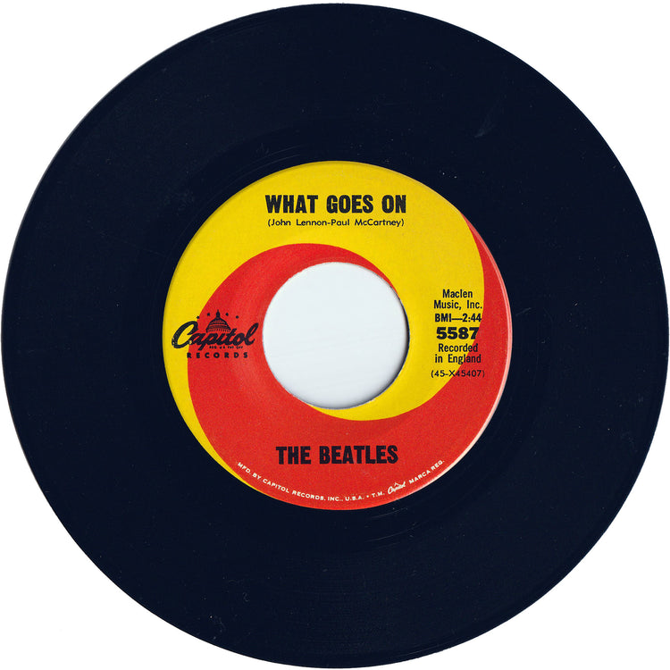 The Beatles - Nowhere Man / What Goes On [Scranton Pressing, Picture Sleeve]