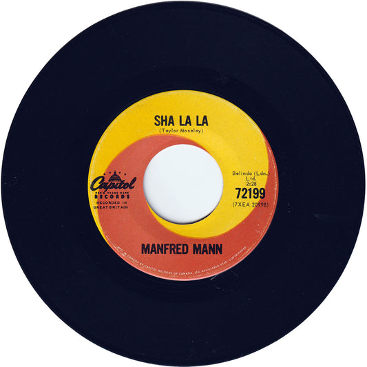 Manfred Mann - Sha La La / John Hardy [Canada]