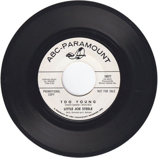 Little Joe Steele - Too Young / So Long [Promo]