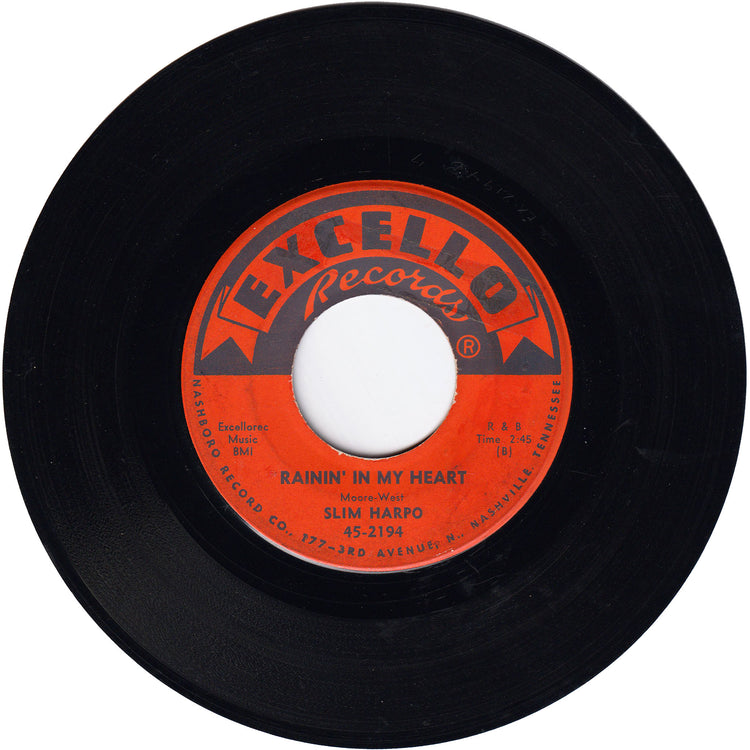 Slim Harpo - Don't Start Cryin' Now / Rainin' In My Heart [Vinyl, Sheldon Pressing]