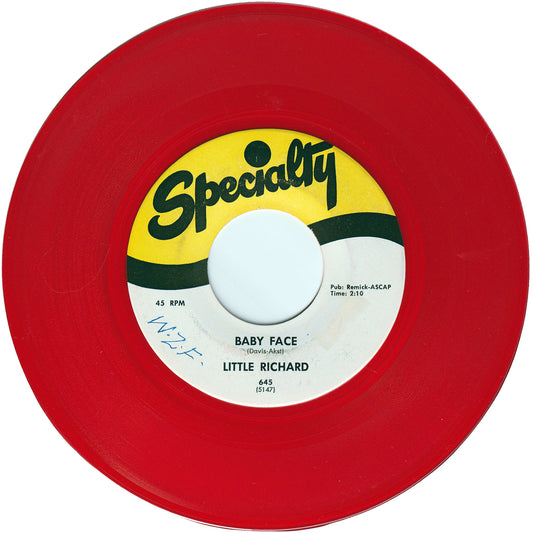 Little Richard - Baby Face / Slippin' & Slidin' [Re-Issue, Red Vinyl]