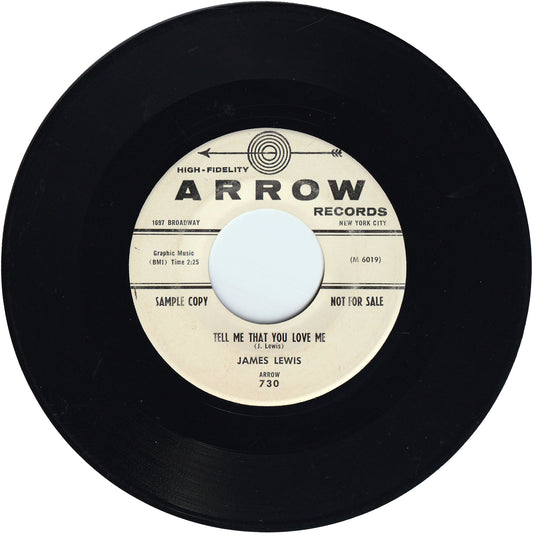 James Lewis - Tell Me That You Love Me / I Cried Last Night [Promo]