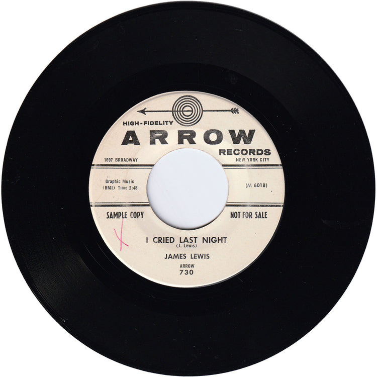 James Lewis - Tell Me That You Love Me / I Cried Last Night [Promo]