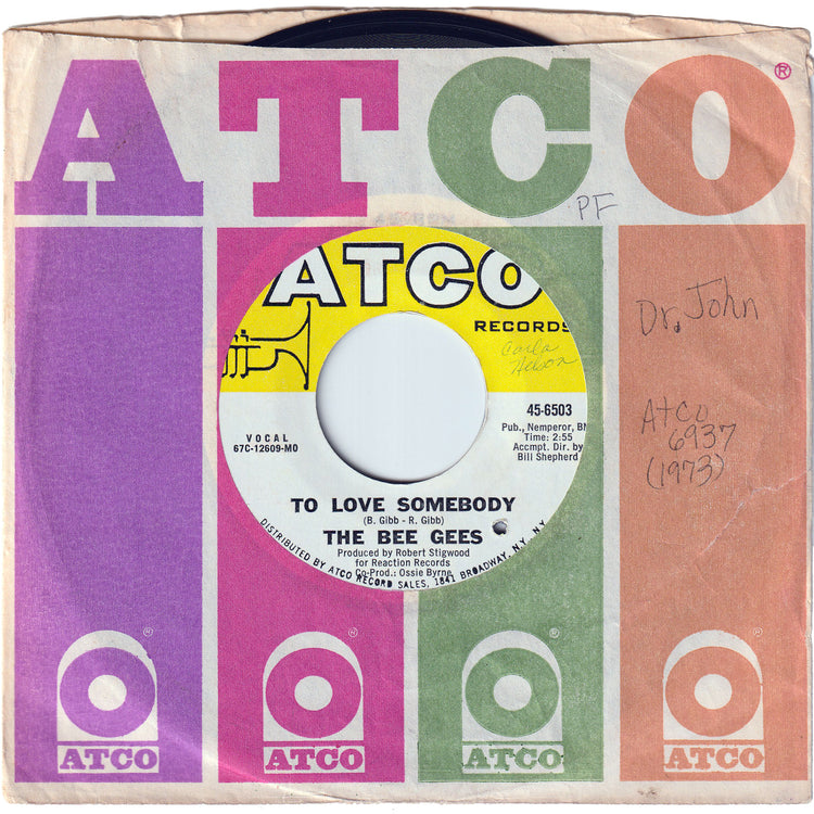 The Bee Gees - To Love Somebody / Close Another Door [Styrene, MO - Monarch Pressing]