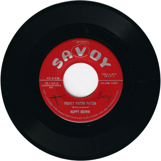 Nappy Brown - Piddily Patter Patter / There'll Come A Day