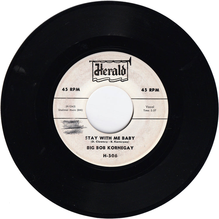Big Bob Kornegay - Humdinger / Stay With Me Baby [Promo]