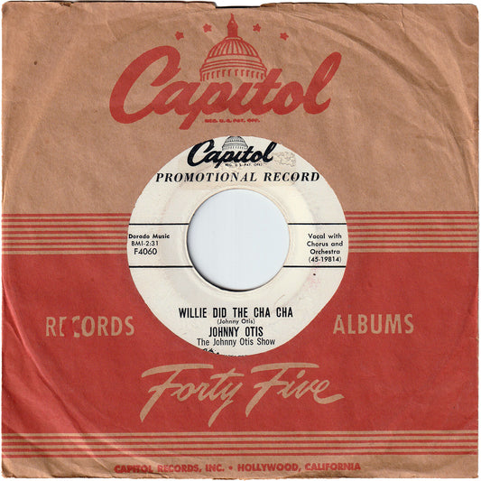 The Johnny Otis Show - Willie Did The Cha Cha / Crazy Country Hop [Promo]