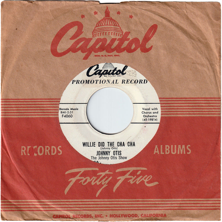 The Johnny Otis Show - Willie Did The Cha Cha / Crazy Country Hop [Promo]