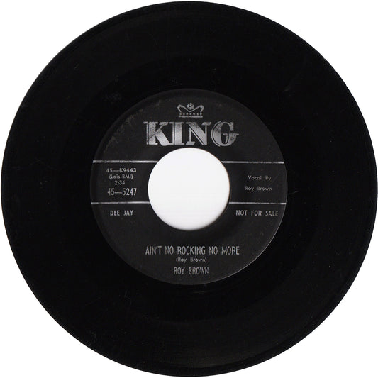 Roy Brown - Ain't No Rocking No More / School Bell Rock [Promo]