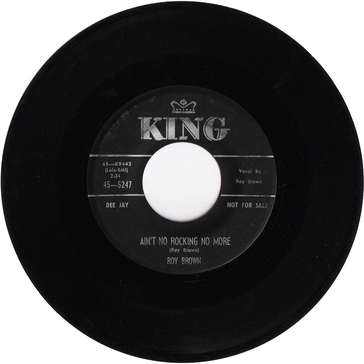 Roy Brown - Ain't No Rocking No More / School Bell Rock [Promo]