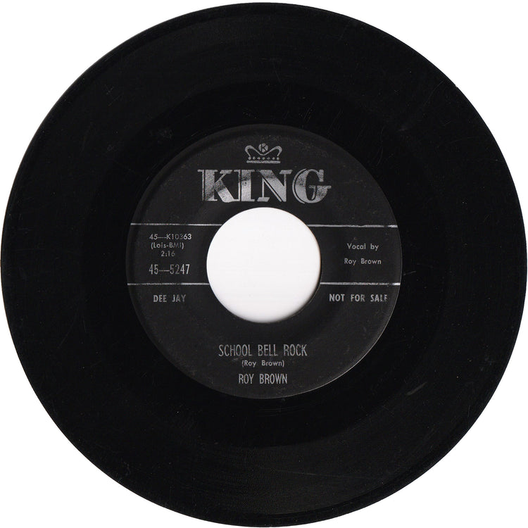 Roy Brown - Ain't No Rocking No More / School Bell Rock [Promo]