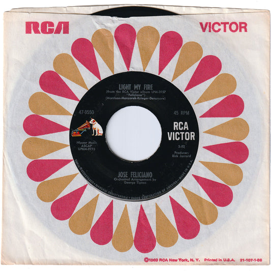 Jose Feliciano - Light My Fire / California Dreamin' [Hollywood Pressing]