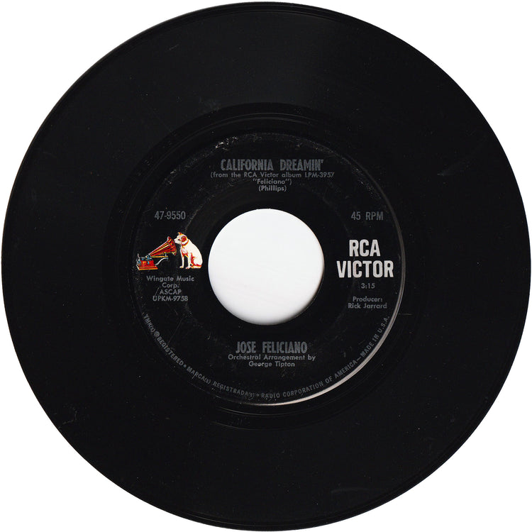 Jose Feliciano - Light My Fire / California Dreamin' [Hollywood Pressing]