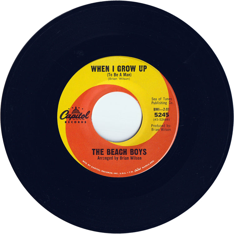 The Beach Boys - When I Grow Up (To Be A Man) / She Knows Me Too Well