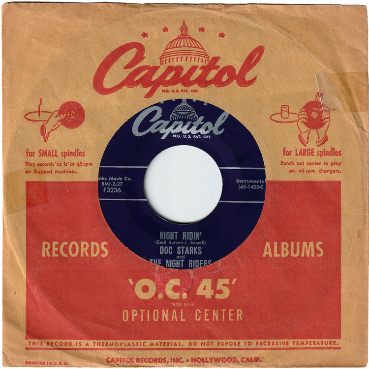 Doc Starks & The Night Riders - Night Ridin' / Vacation Train
