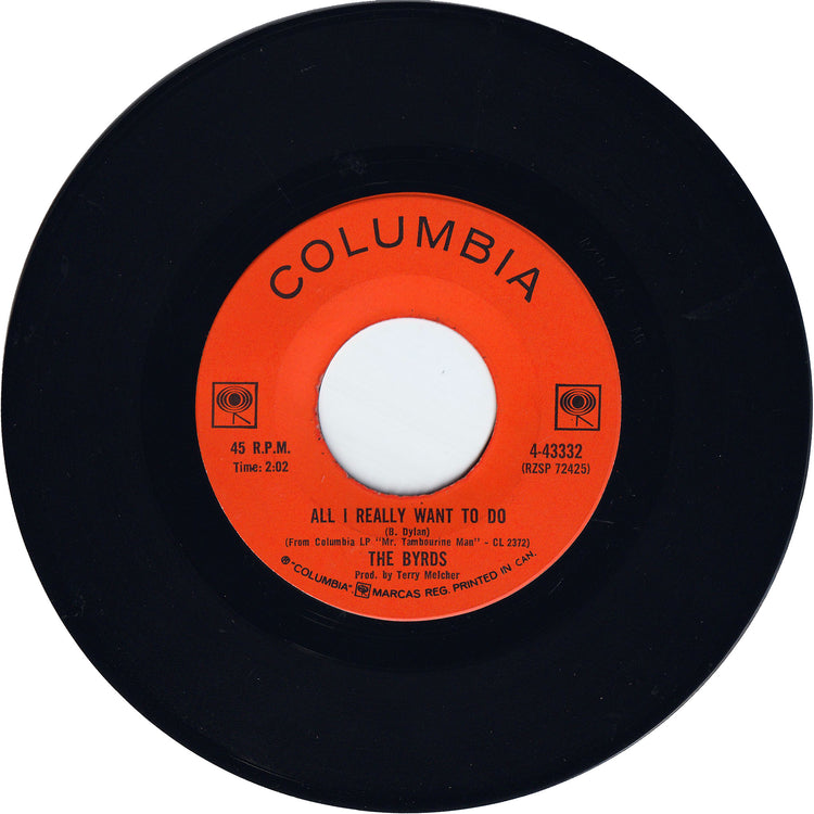 The Byrds - All I Really Want To Do / I'll Feel A Whole Lot Better [Canada]