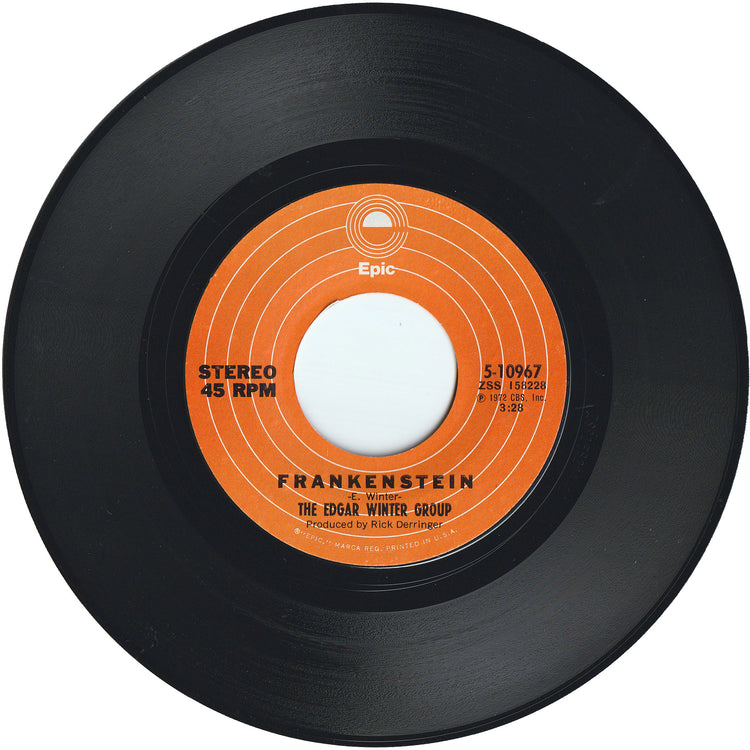 The Edgar Winter Group - Frankenstein / Undercover Man [Repress, Styrene, Terre Haute Pressing, Orange Label]
