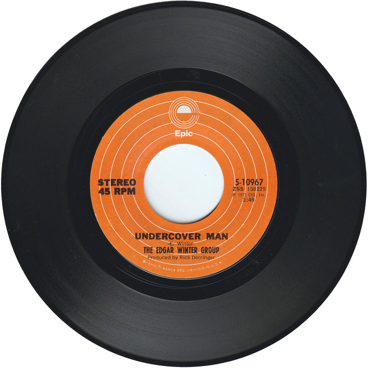 The Edgar Winter Group - Frankenstein / Undercover Man [Repress, Styrene, Terre Haute Pressing, Orange Label]