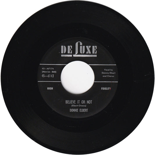 Donnie Elbert - Believe It Or Not / Tell Me So