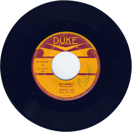 Johnny Ace - So Lonely / I'm Crazy Baby