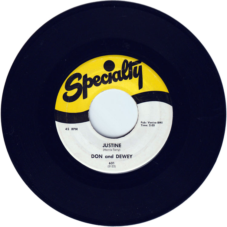 Don & Dewey - Justine / Bim Bam