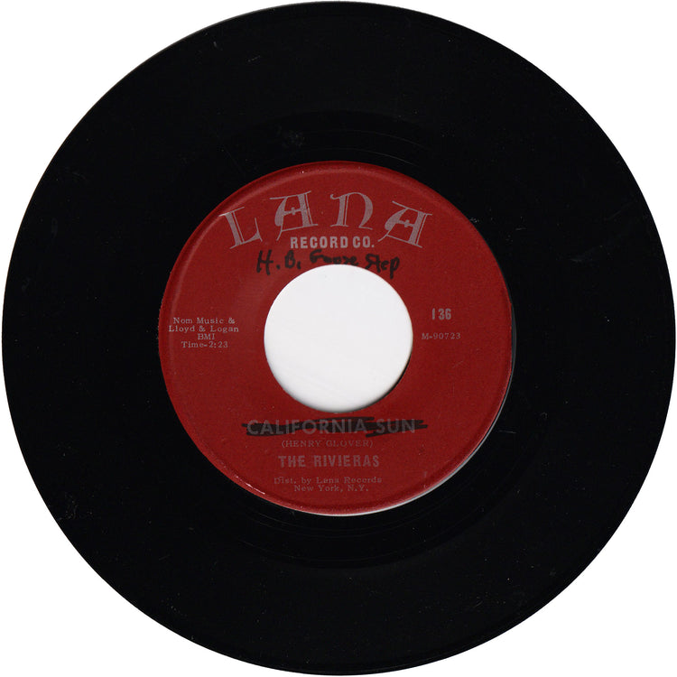 The Rivieras - California Sun / H B Goose Step [60's Re-Issue]