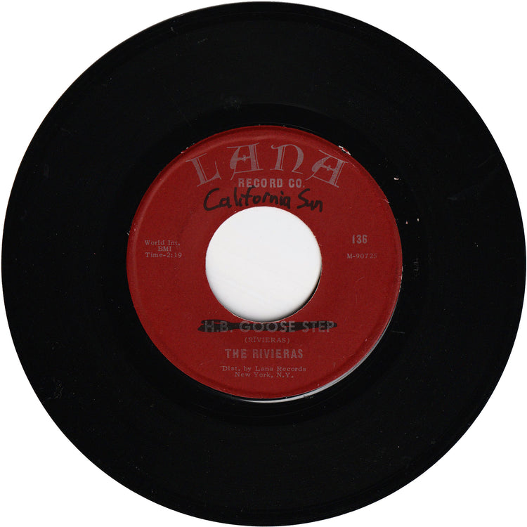 The Rivieras - California Sun / H B Goose Step [60's Re-Issue]