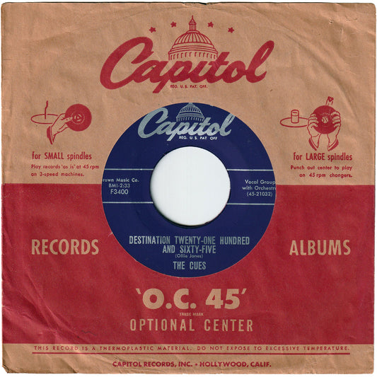 The Cues - Destination 2165 / Don't Make Believe