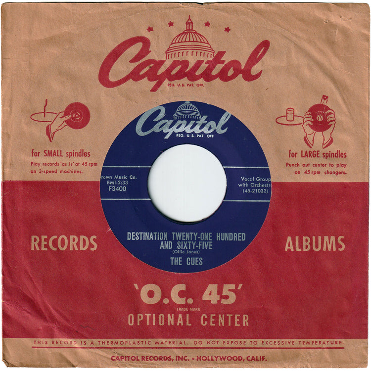 The Cues - Destination 2165 / Don't Make Believe