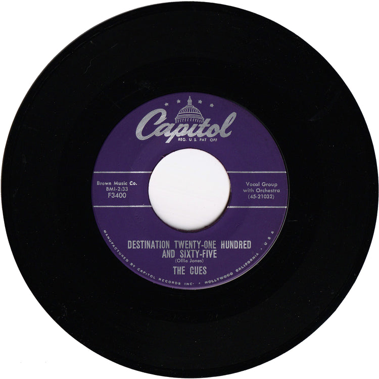 The Cues - Destination 2165 / Don't Make Believe