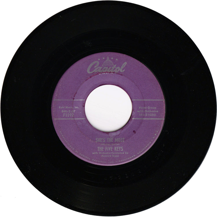The Five Keys - She's The Most / I Dreamt I Dwelt In Heaven