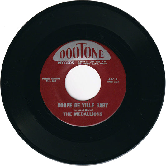 The Medallions - Coupe De Ville Baby / The Telegram [Re-Issue]