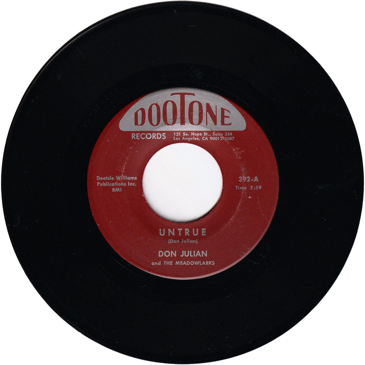 The Souveniers - Double Dealing Baby / Don Julian & The Meadowlarks - Untrue [Re-Issue]
