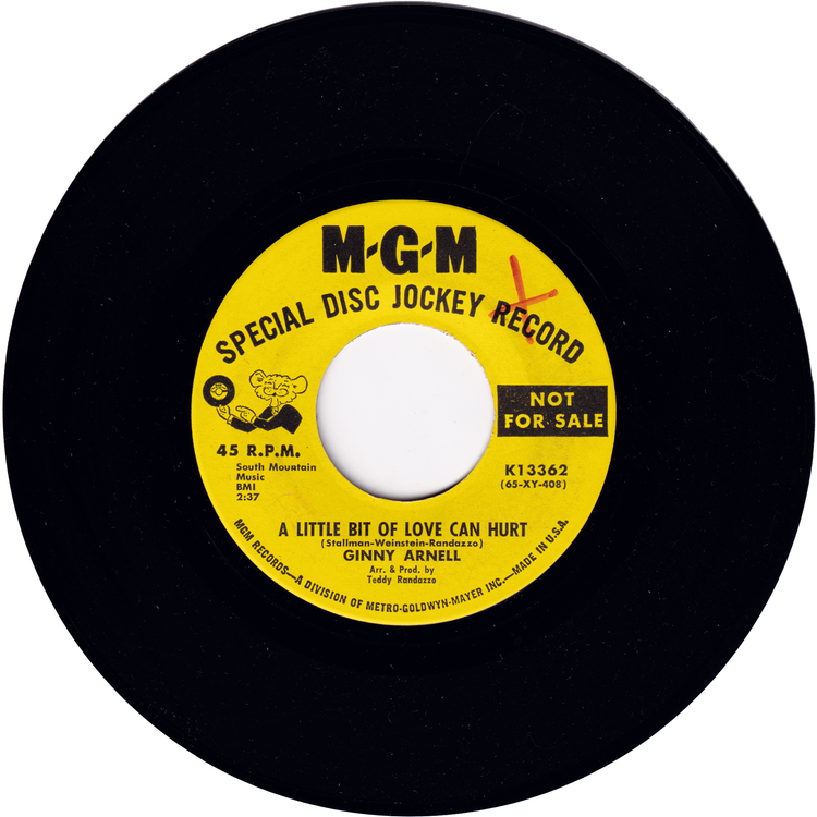 Ginny Arnell - A Little Bit Of Love Can Hurt / B-I-L-L-Why (Promo)