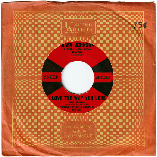 Marv Johnson - I Love The Way You Love / Let Me Love You (Red label)