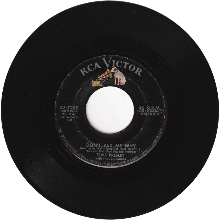 Elvis Presley - Hard Headed Woman / Don't Ask Me Why