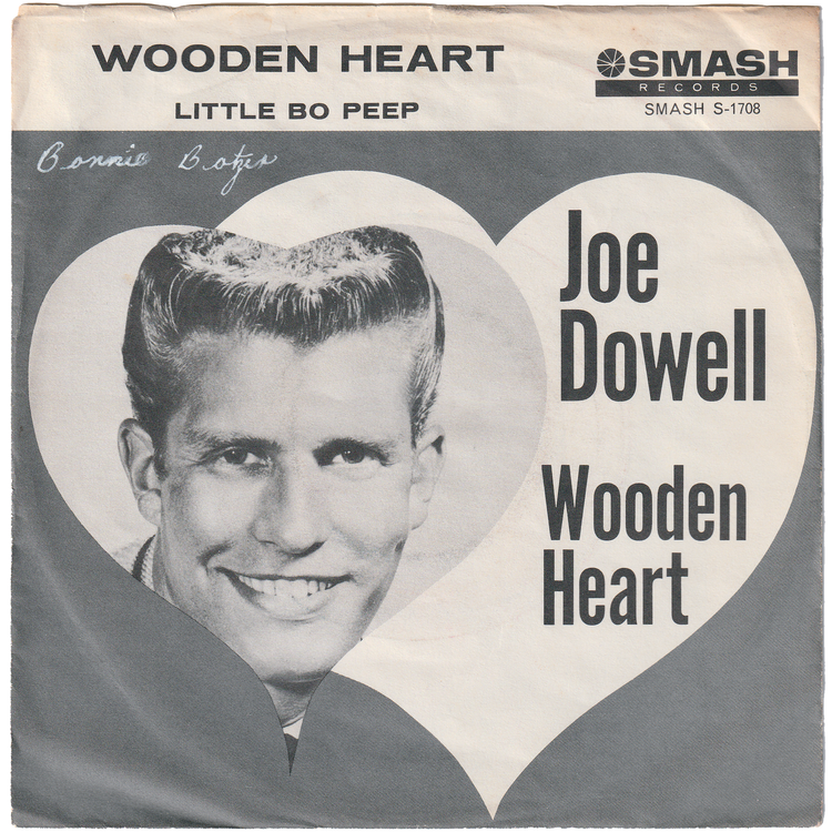Joe Dowell - Wooden Heart / Little Bo Peep (w/PS)