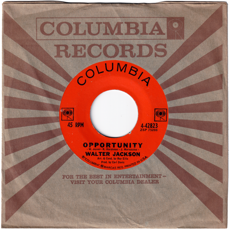 Walter Jackson - Opportunity / It Will Be The Last Time