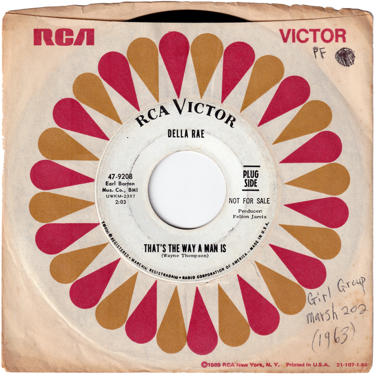 Della Rae Della Rae - That's The Way A Man Is / Time & Distance (Promo) – NIGHT ...