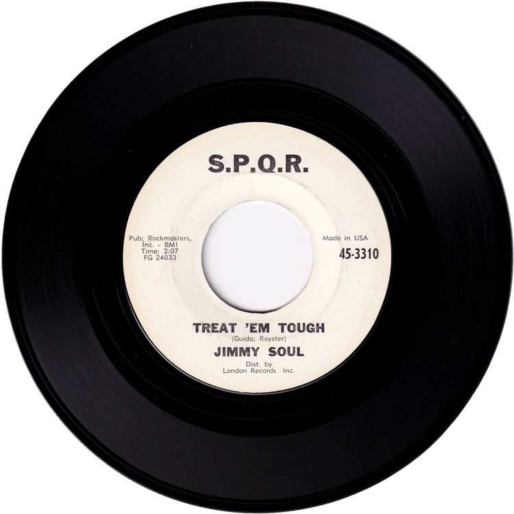 Jimmy Soul - Treat 'Em Tough / Church Street In The Summertime (White Label)