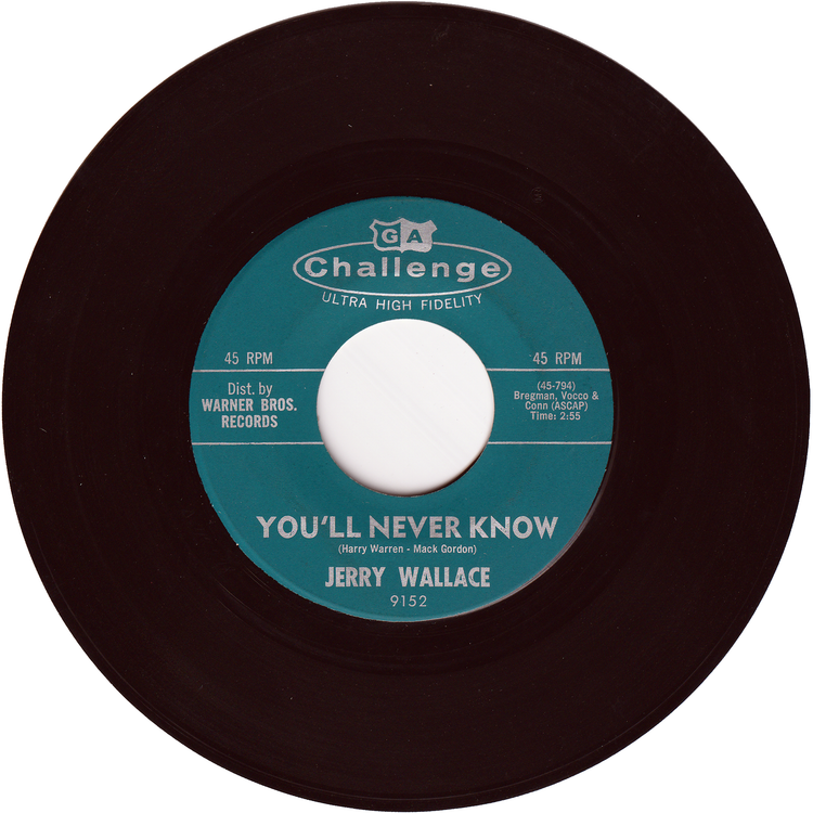 Jerry Wallace - Here I Go / You'll Never Know