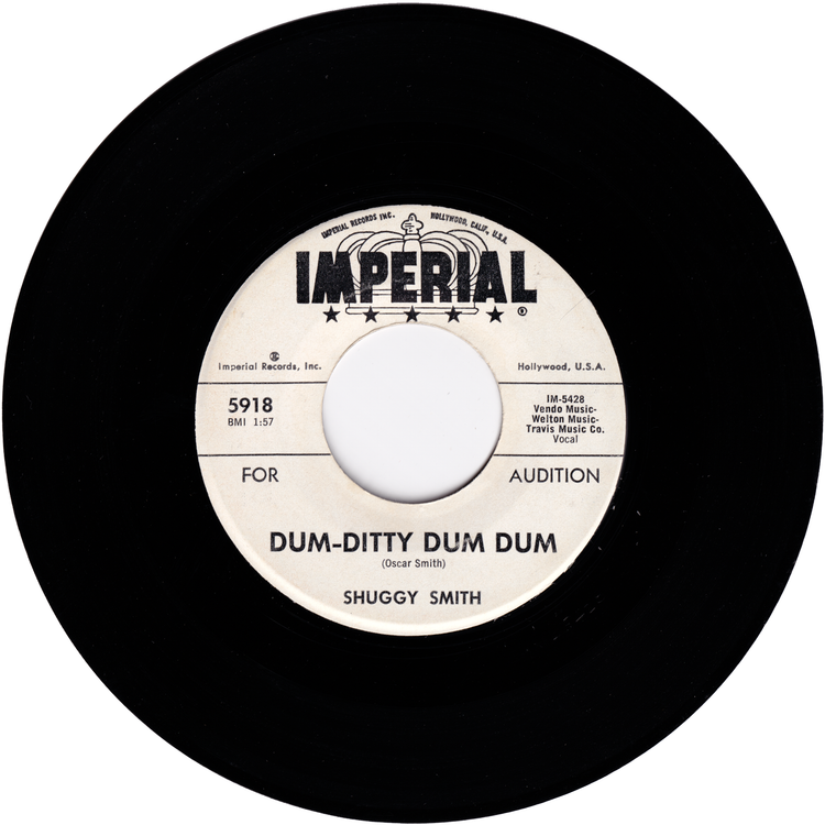 Shuggy Smith - Hustlin' Man / Dum-Ditty Dum Dum (Promo)