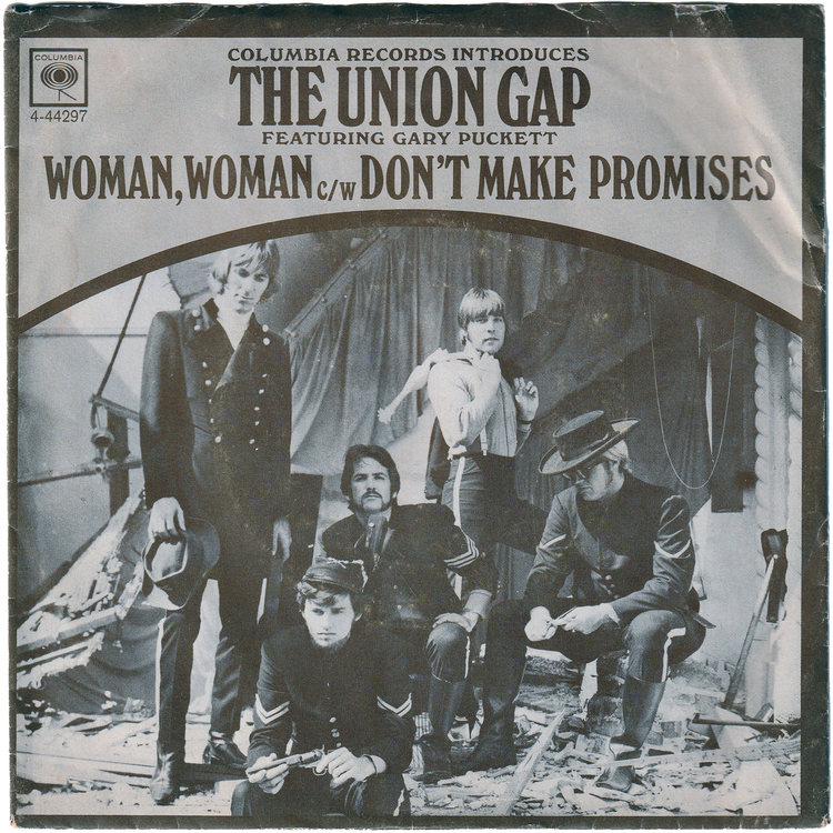 Gary Puckett & The Union Gap - Woman, Woman / Don't Make Promises (w/PS)