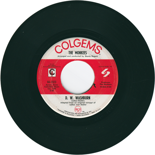 The Monkees - D. W. Washburn / It's Nice To Be With You