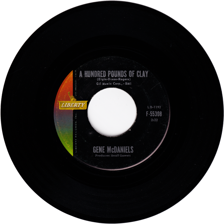 Gene McDaniels - A Hundred Pounds Of Clay / Come On Take A Chance