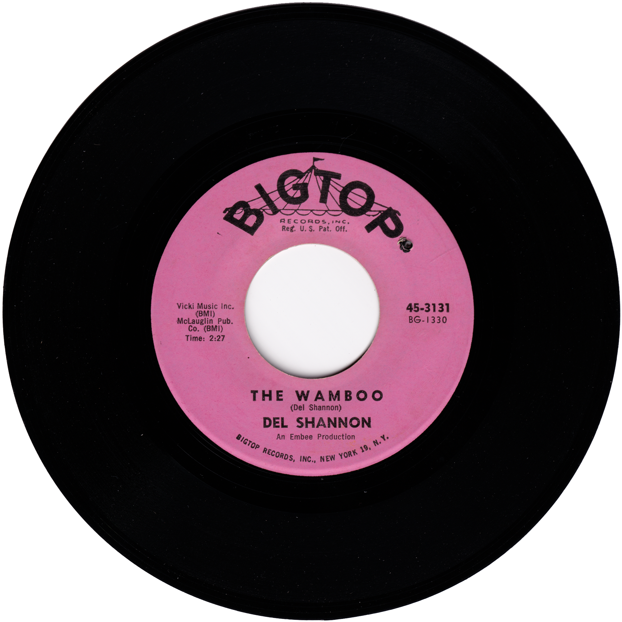 Del Shannon - Little Town Flirt / The Wamboo – NIGHT BEAT RECORDS